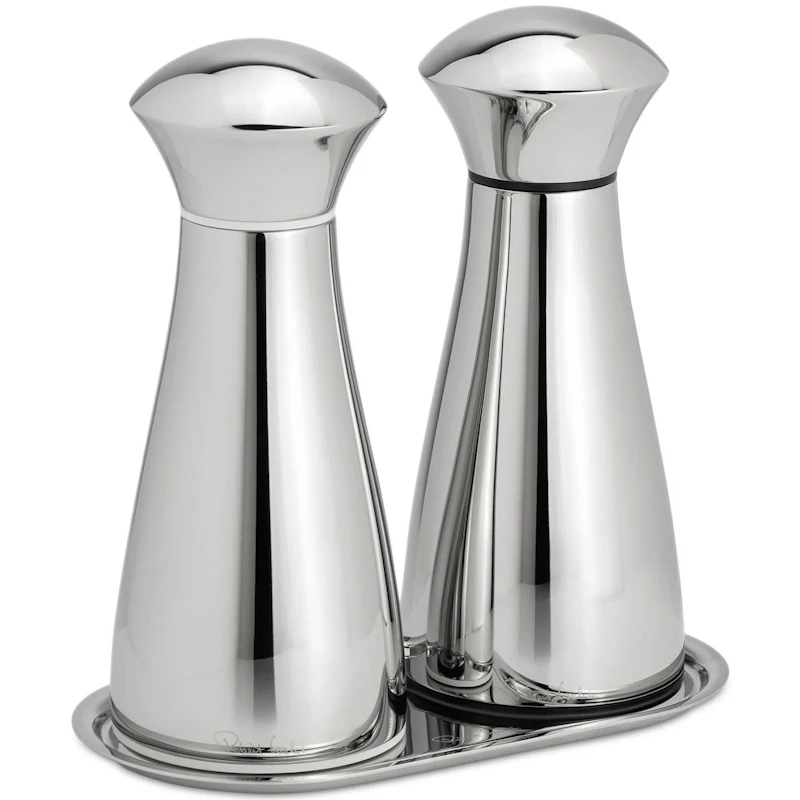 Signature Bright Salt- Og Peberkværnsæt Med Bakke