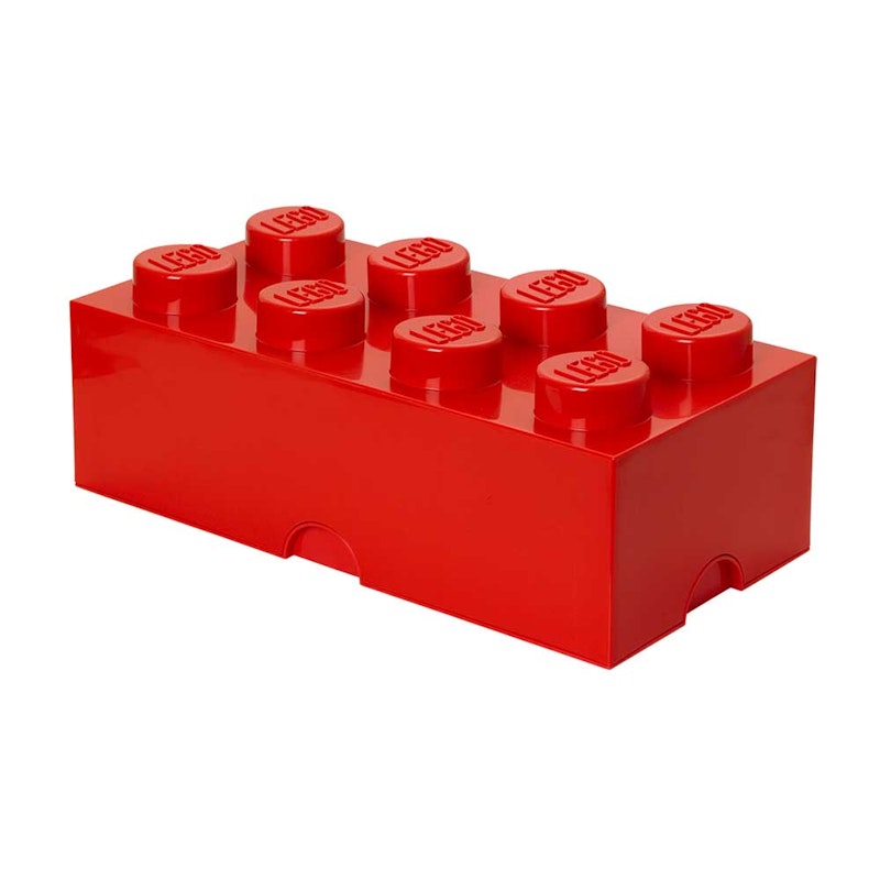 LEGO® Opbevaringskasse 8 Knopper, Lys Rød