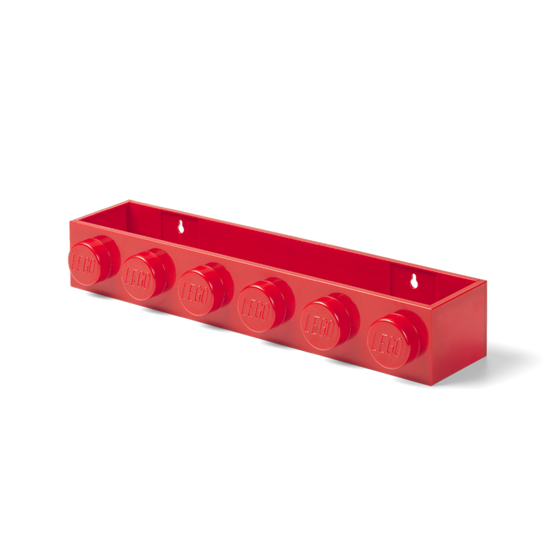LEGO® Væghylde, Rød