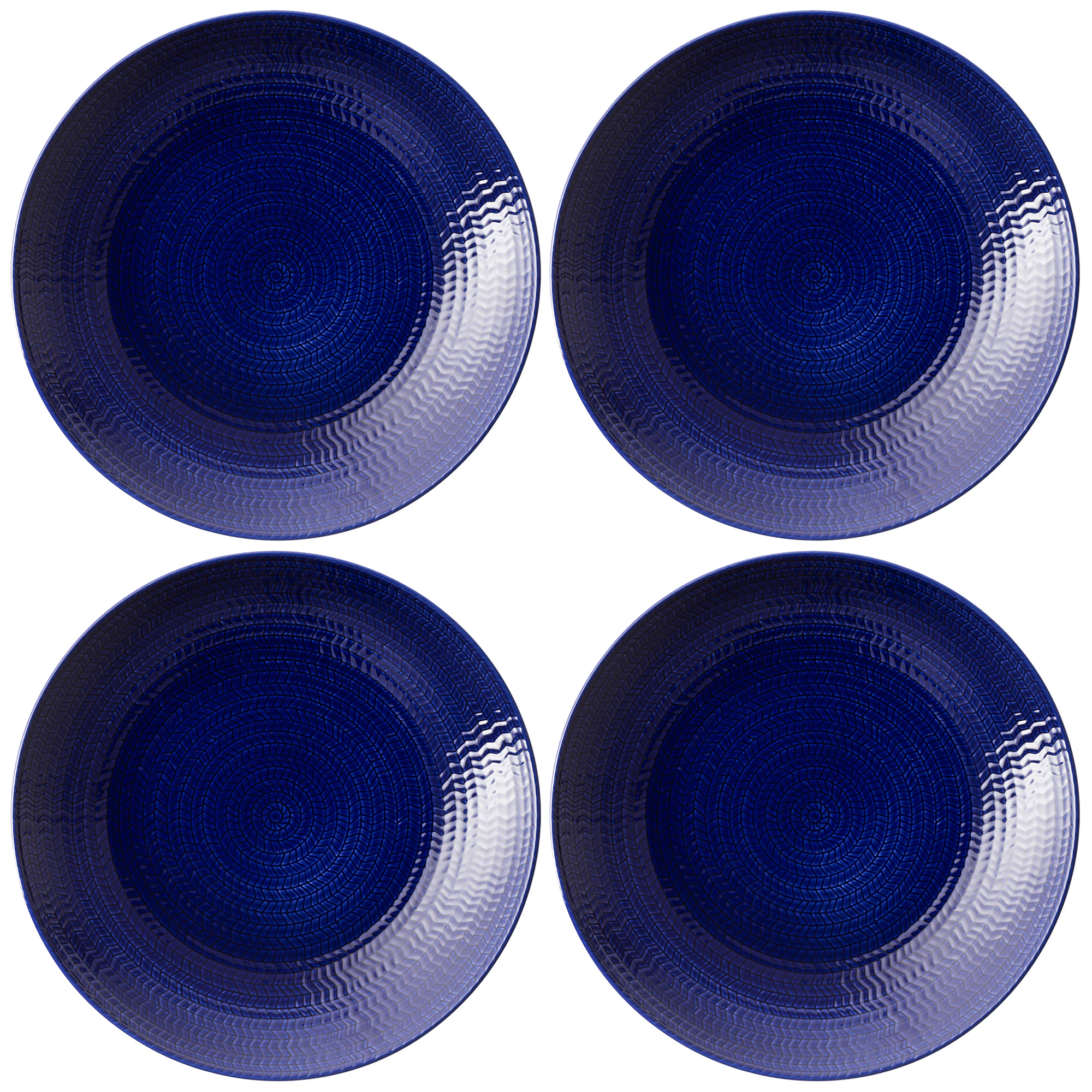 R&ouml;rstrand Eld Tallerken 23 Cm 4-pak - Asietter Feldspar Porcelain Bl&aring; - 1086821X4
