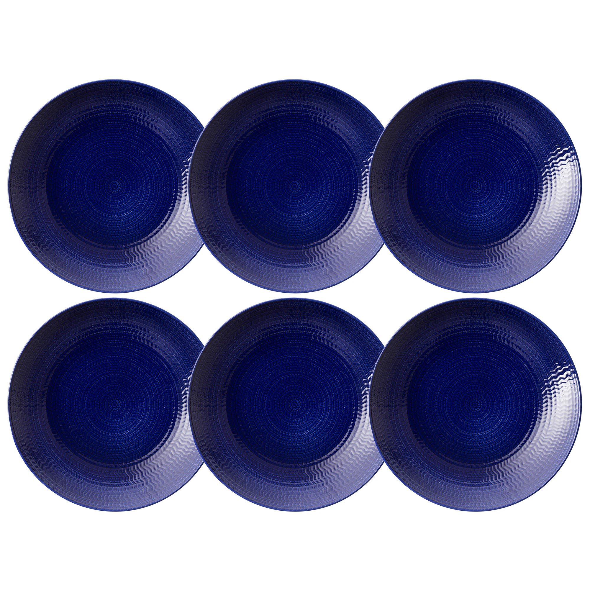 R&ouml;rstrand Eld Tallerken 23 Cm 6-pak - Asietter Feldspar Porcelain Bl&aring; - 1086821X6