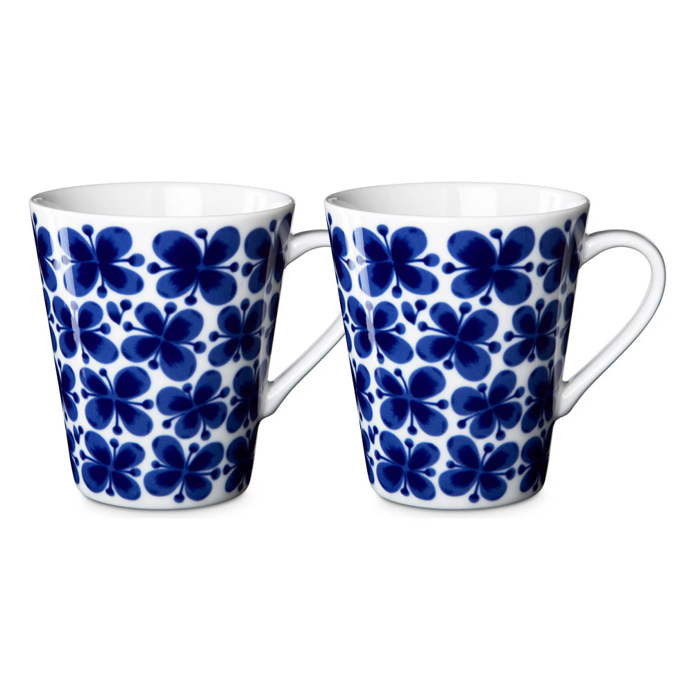 R&ouml;rstrand Mon Amie Krus 34 Cl 2-pak - Kaffekopper Porcel&aelig;n Bl&aring; - 1012279