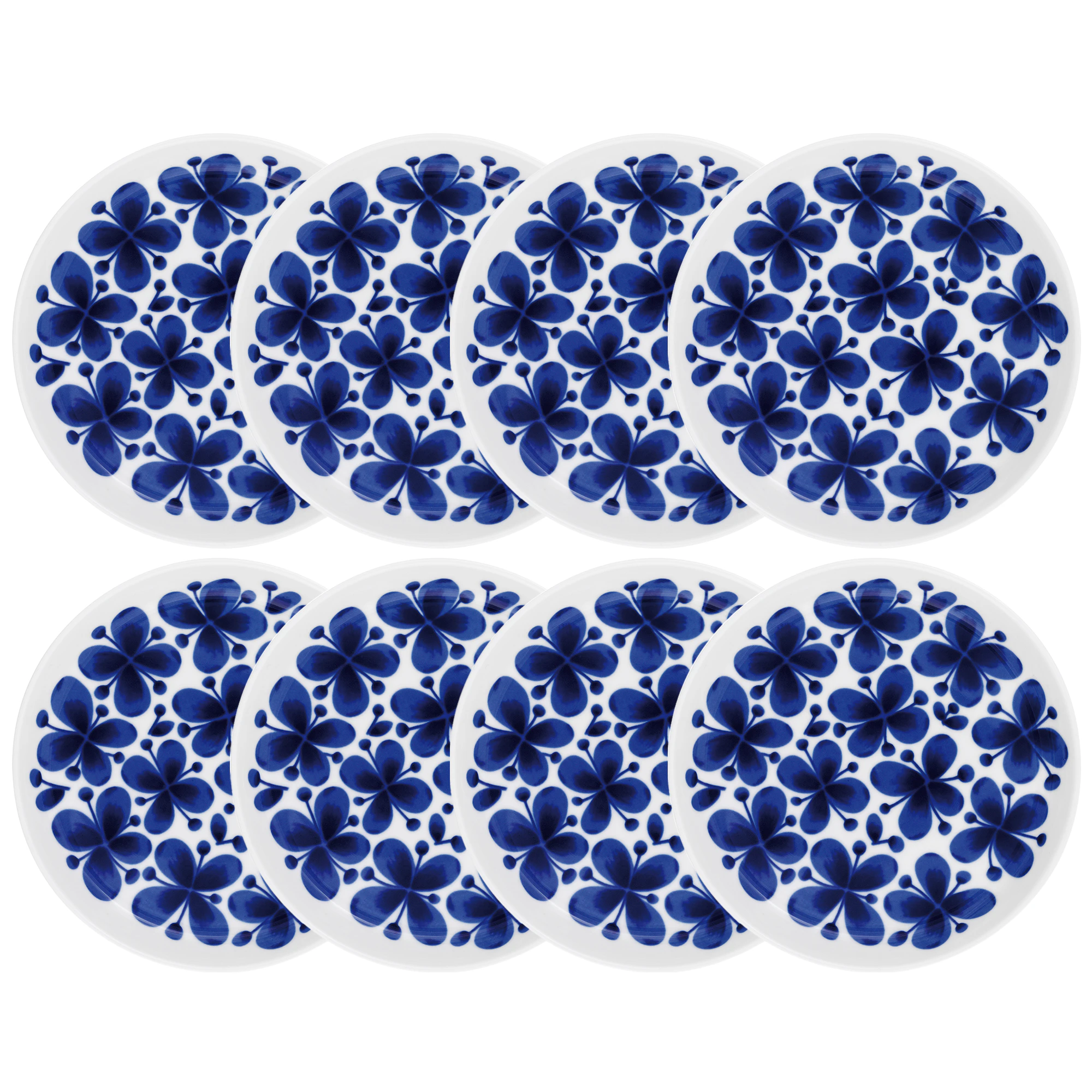 R&ouml;rstrand Mon Amie Sidetallerken 18 Cm 8-pak - Asietter Porcel&aelig;n Hvid - 1012142X8