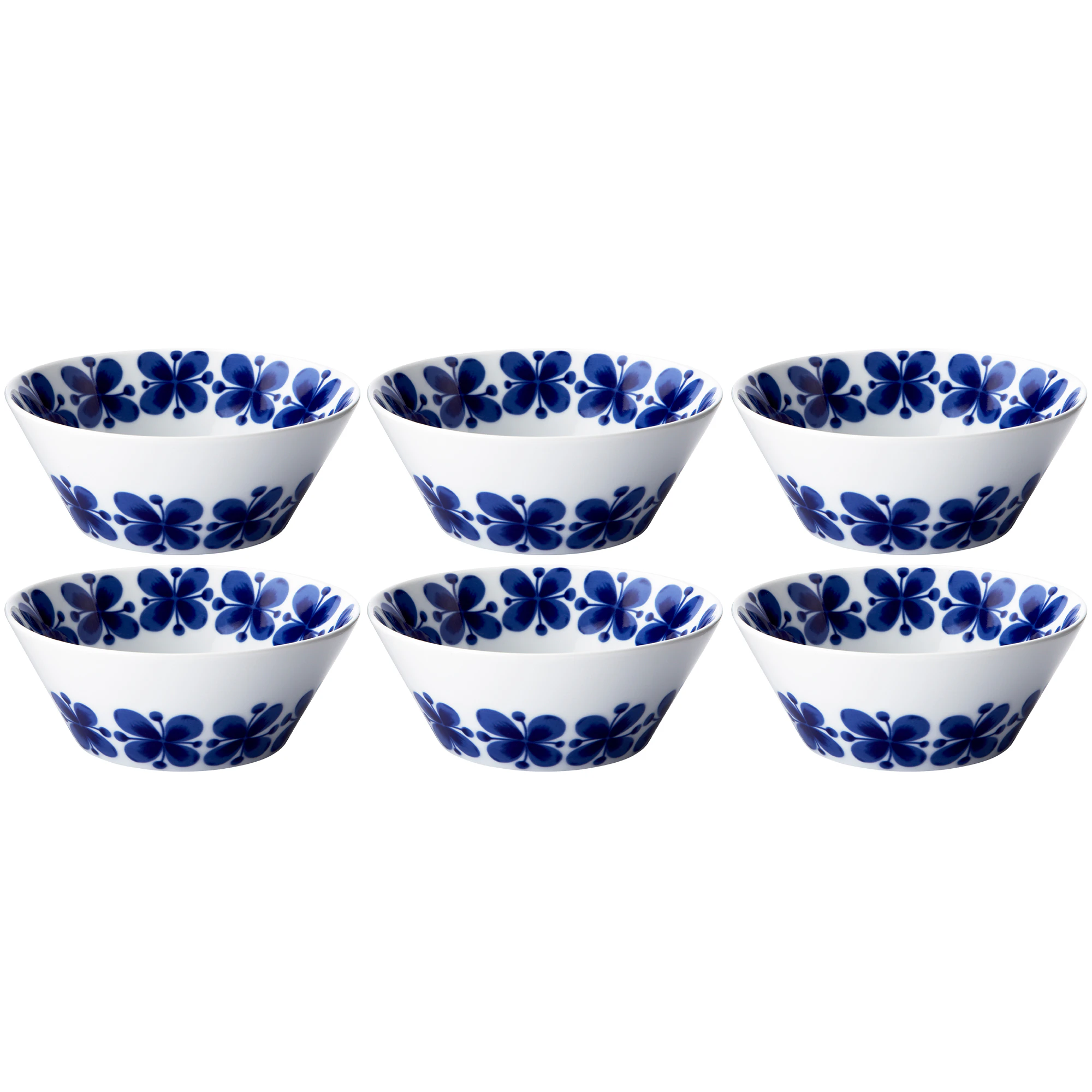 R&ouml;rstrand Mon Amie Sk&aring;l 60 Cl 6-pak - Serveringssk&aring;le Porcel&aelig;n Hvid - 1012145X6