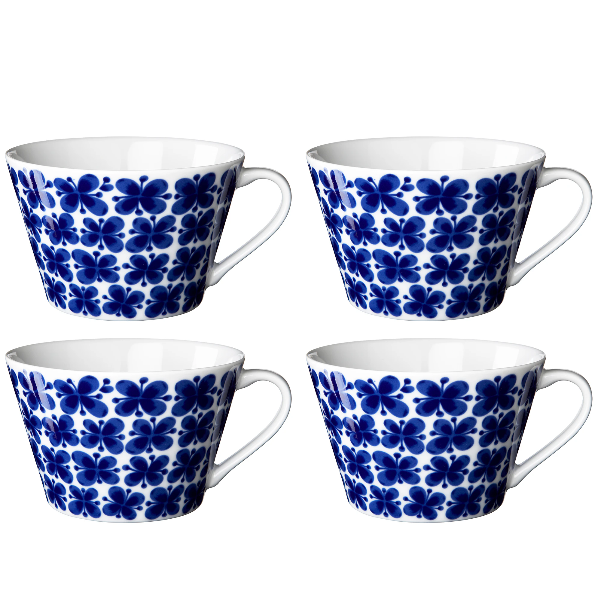 R&ouml;rstrand Mon Amie Tekop 50 Cl 4-pak - Tekopper Porcel&aelig;n Bl&aring; - 1012275X4