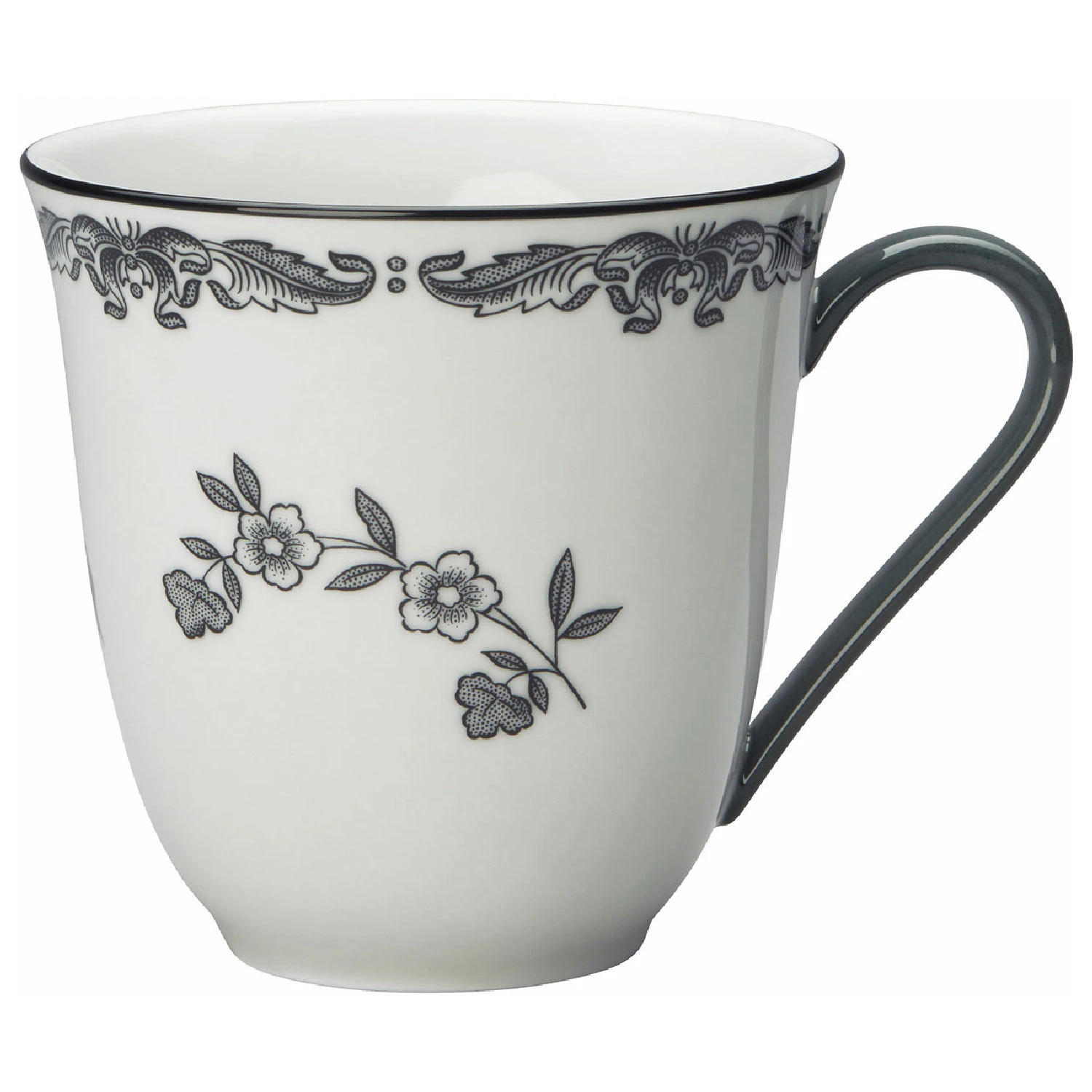 R&ouml;rstrand Ostindia Black Mug 30 Cl - Kaffekopper Porcel&aelig;n Sort - 1028275