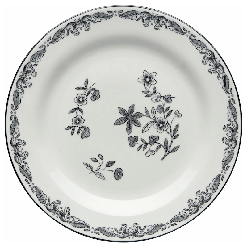 Ostindia Black Plate, 27 cm