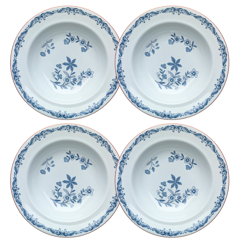 Ostindia Dyb Tallerken 24 cm, 4-pak