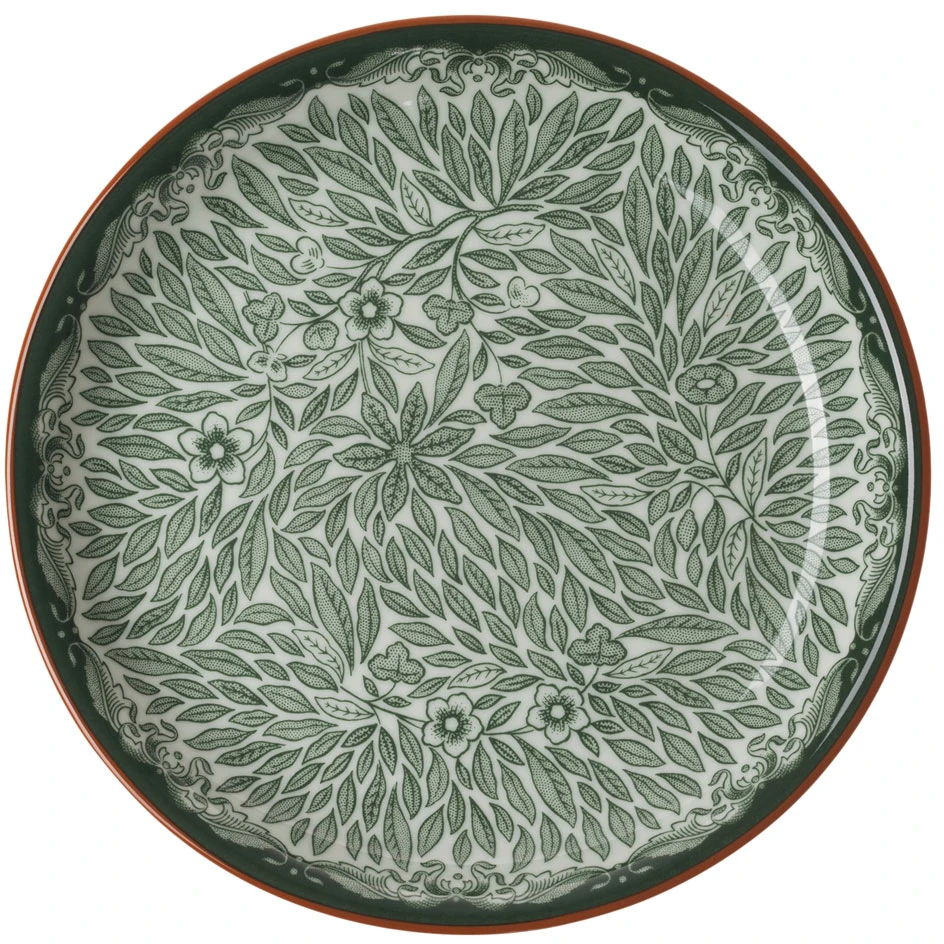 R&ouml;rstrand Ostindia Floris Tallerken 16 Cm - Asietter Feldspar Porcelain Gr&oslash;n - 1079412