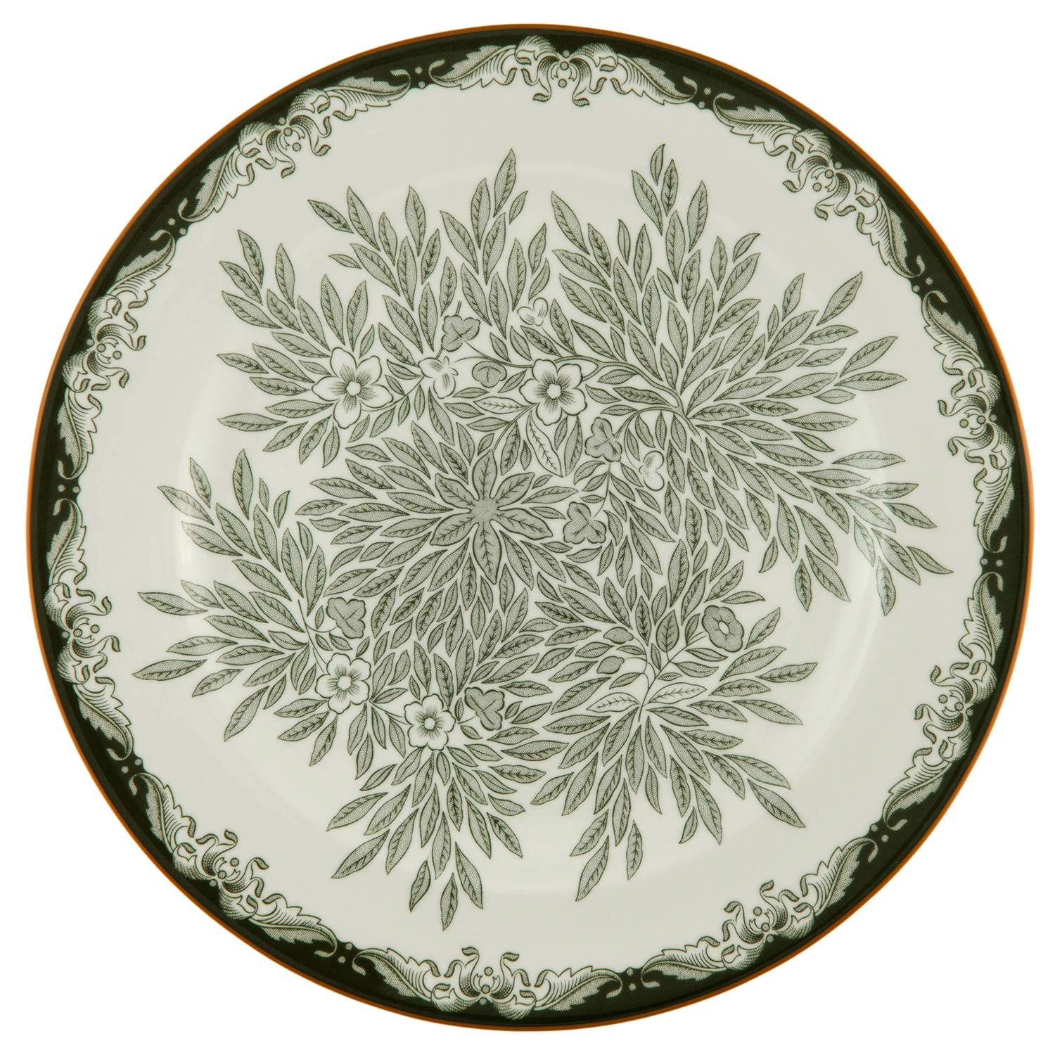 R&ouml;rstrand Ostindia Floris Tallerken 27 Cm - Middagstallerkner Porcel&aelig;n Gr&oslash;n - 1074225