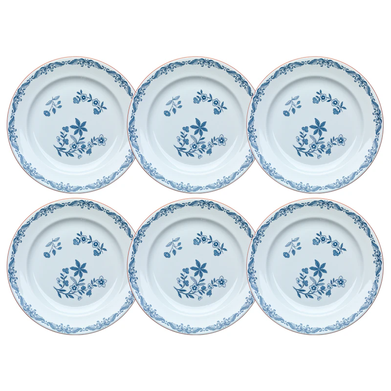 Ostindia Sidetallerken 18 cm, 6-pak
