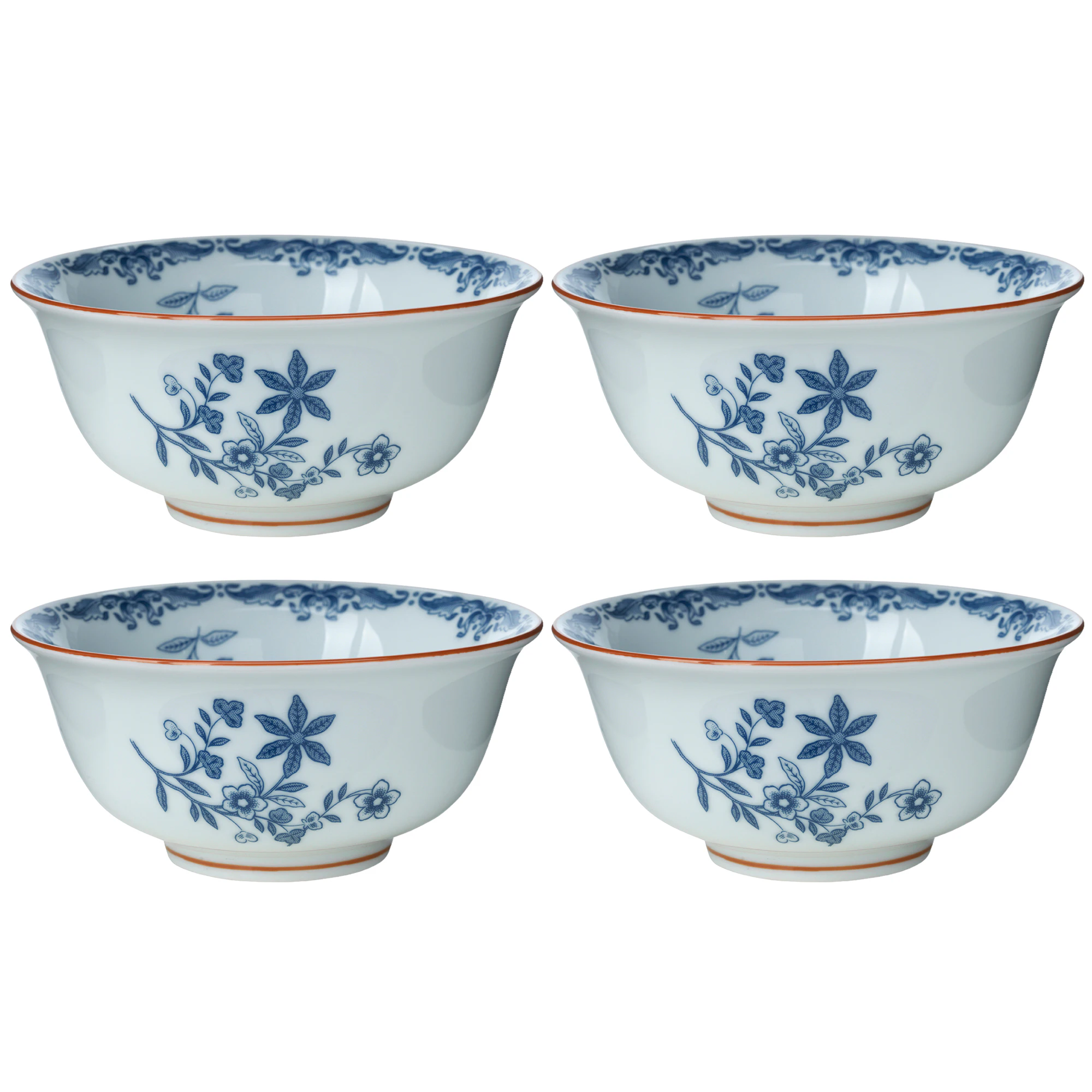 R&ouml;rstrand Ostindia Sk&aring;l 50 Cl 4-pak - Serveringssk&aring;le Porcel&aelig;n Hvid - 1012329X4