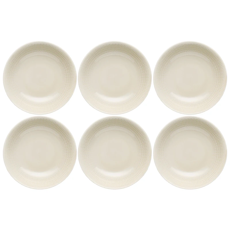 Swedish Grace Dyb Tallerken 19 cm 6-pak, Havre