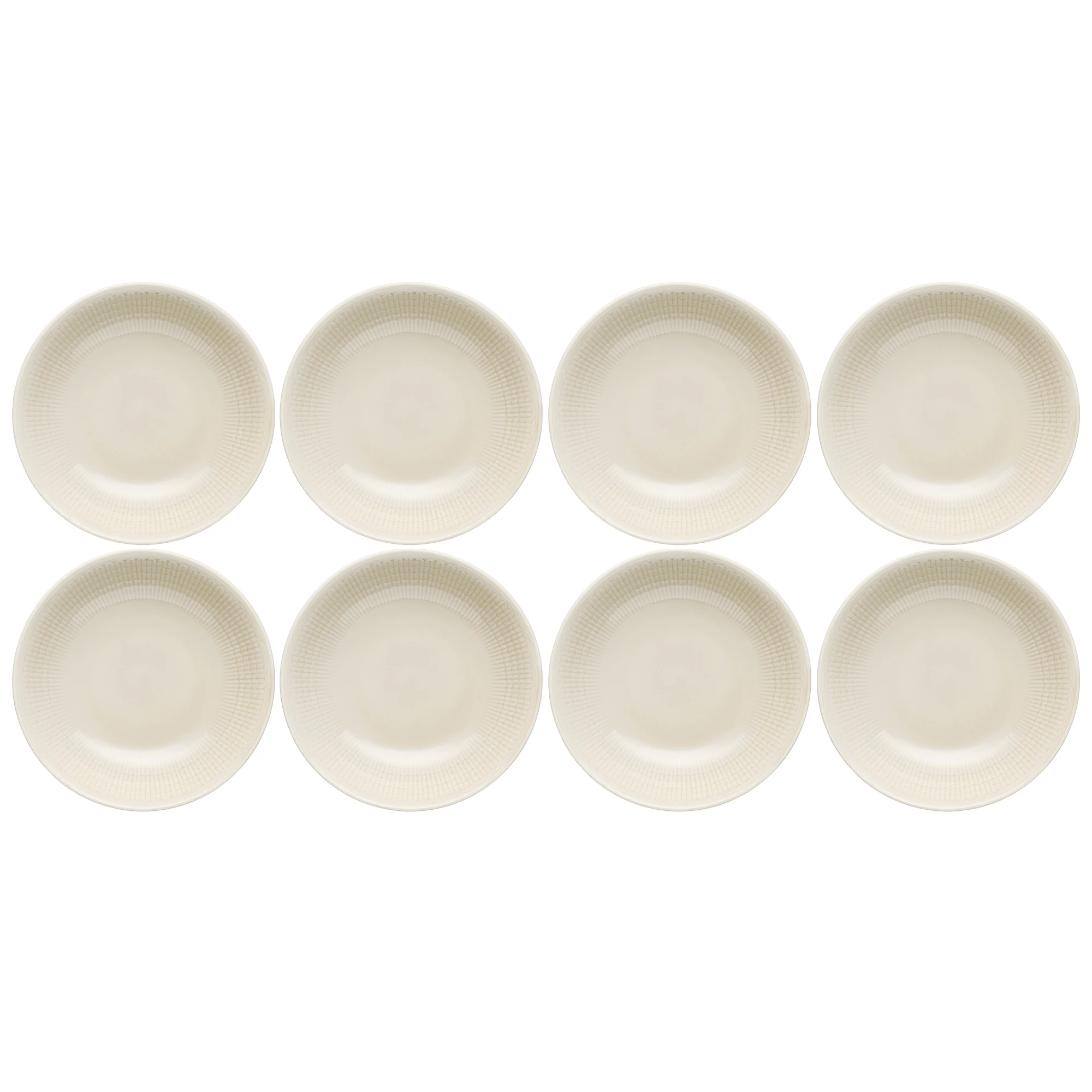 R&ouml;rstrand Swedish Grace Dyb Tallerken 19 Cm 8-pak Havre - Dybe tallerkner Porcel&aelig;n Oat (Beige) - 1069430X8