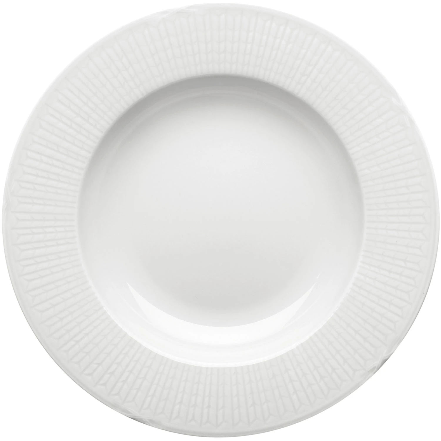R&ouml;rstrand Swedish Grace Dyb Tallerken 25 Cm Sne - Dybe tallerkner Porcel&aelig;n Snow (White) - 1012215