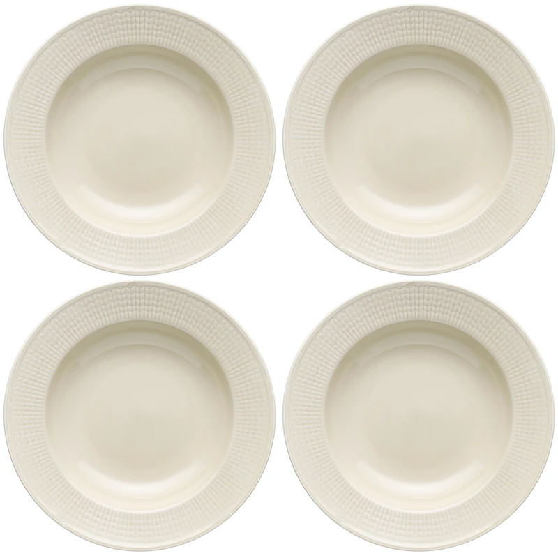 Swedish Grace Dyb Tallerken 25 cm 4-pak, Havre
