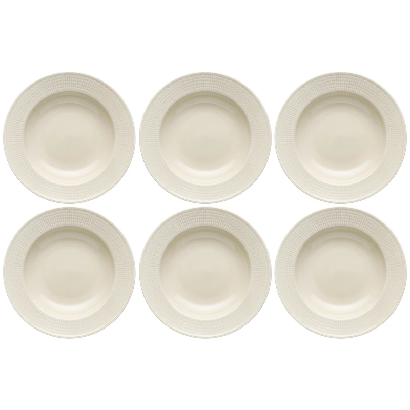Swedish Grace Dyb Tallerken 25 cm 6-pak, Havre