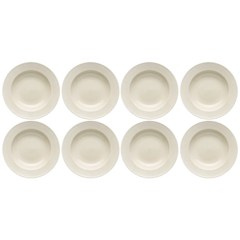 Swedish Grace Dyb Tallerken 25 cm 8-pak, Havre