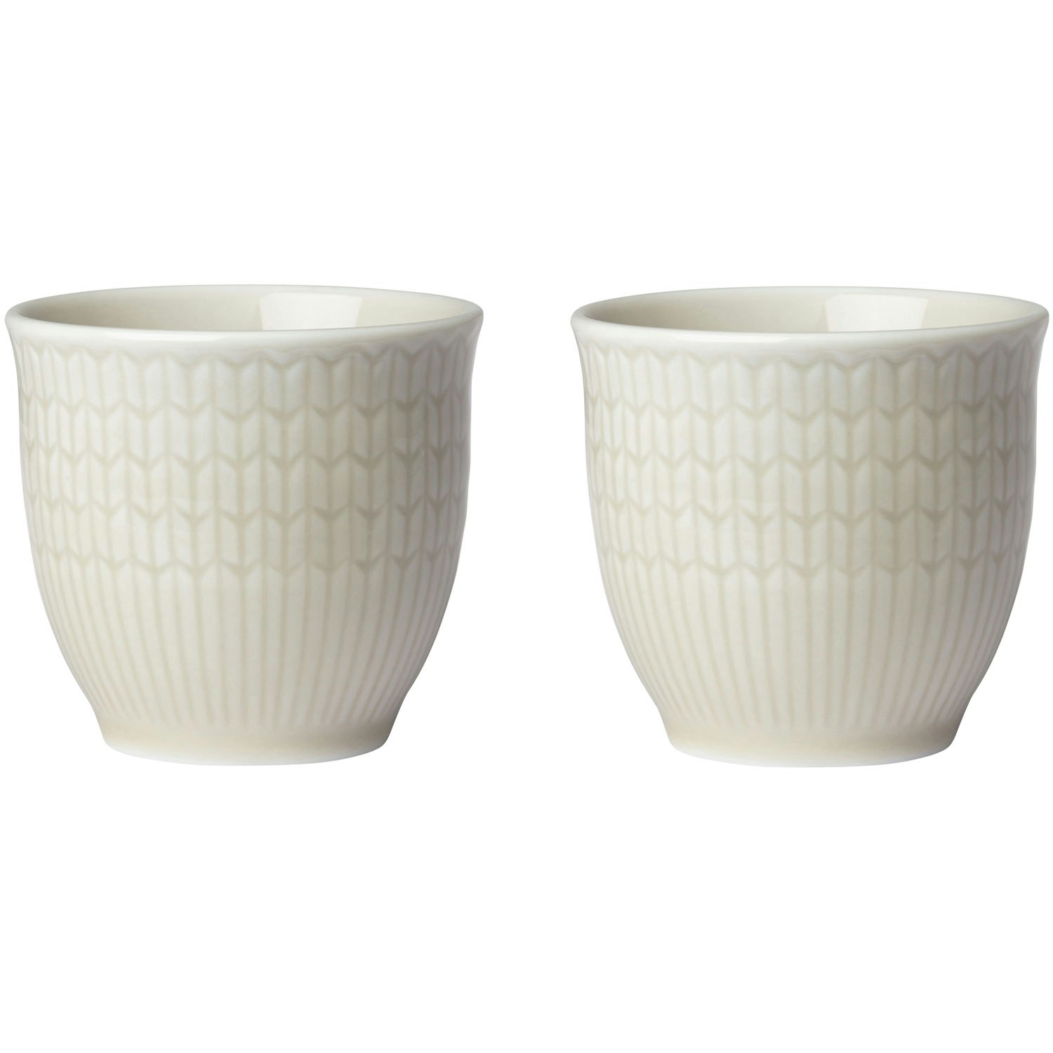 R&ouml;rstrand Swedish Grace &AElig;ggeb&aelig;gre 4 Cl 2-pak Oat - &AElig;ggeb&aelig;gre Porcel&aelig;n Oat (Beige) - 1069434