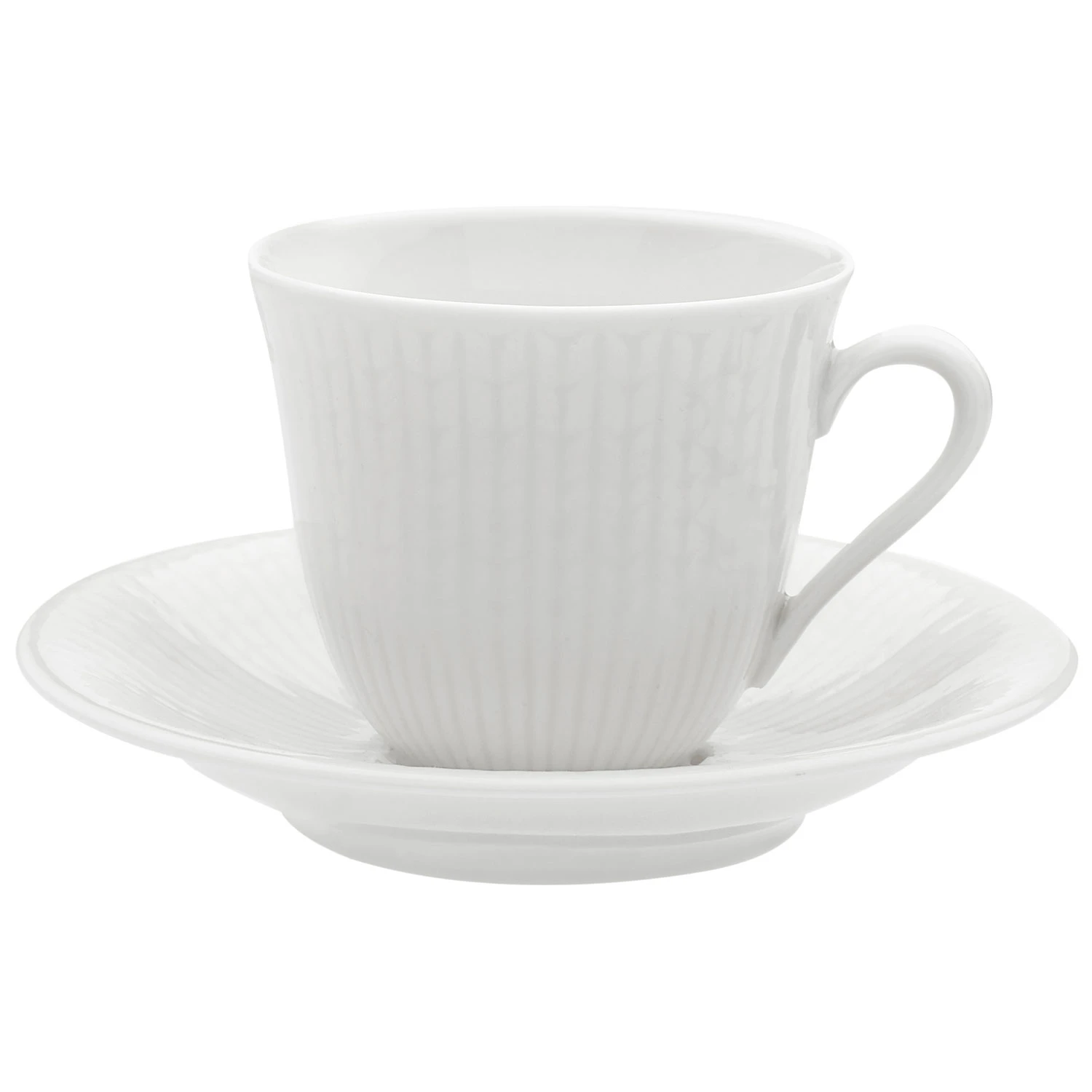 R&ouml;rstrand Swedish Grace Kaffekop Med Underkop 16 Cl Sne - Kaffekopper Porcel&aelig;n Snow (White) - 1053626
