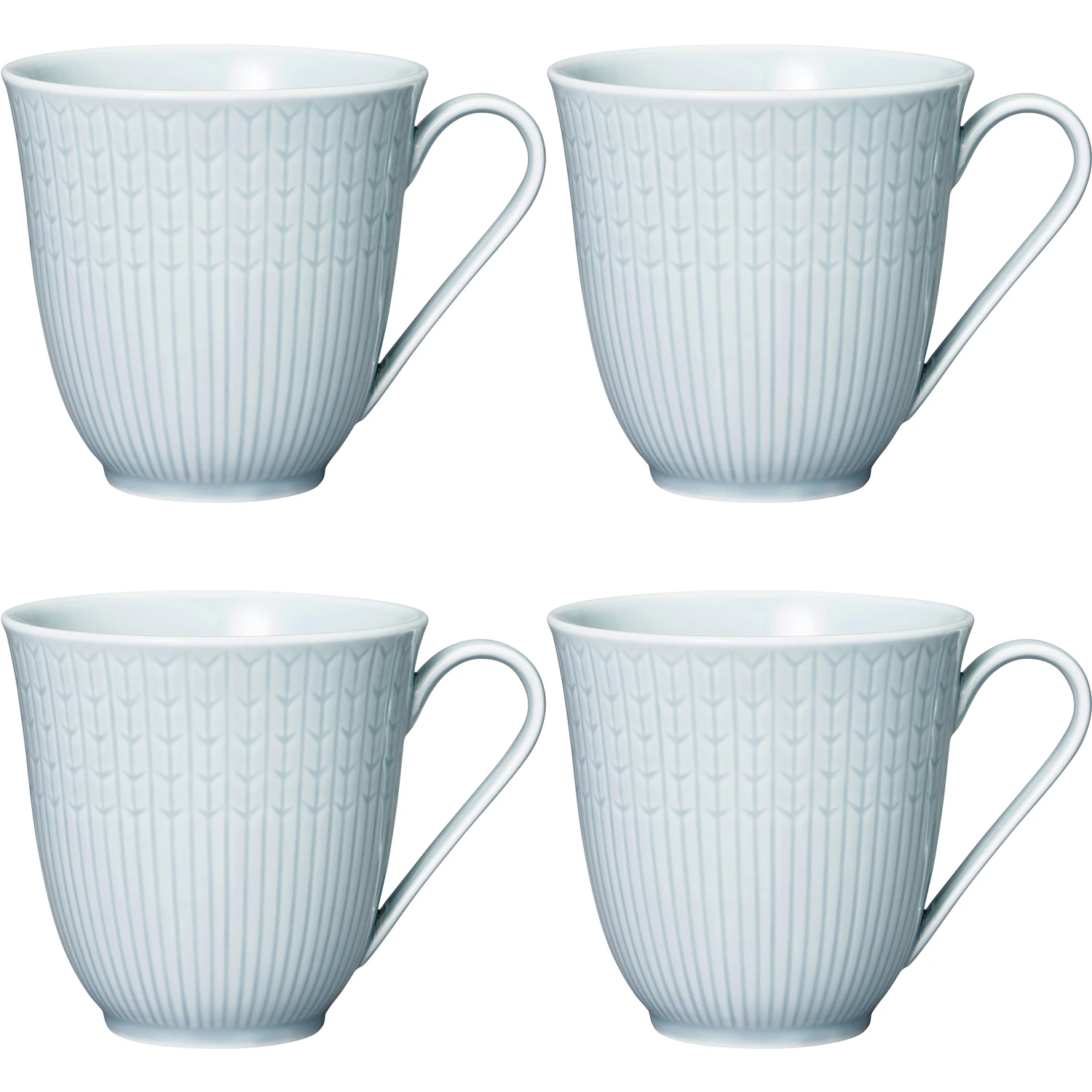R&ouml;rstrand Swedh Grace Mug 30 Cl 4-pack Ice - Kaffekopper Porcel&aelig;n Is - 1011897 4-PACK