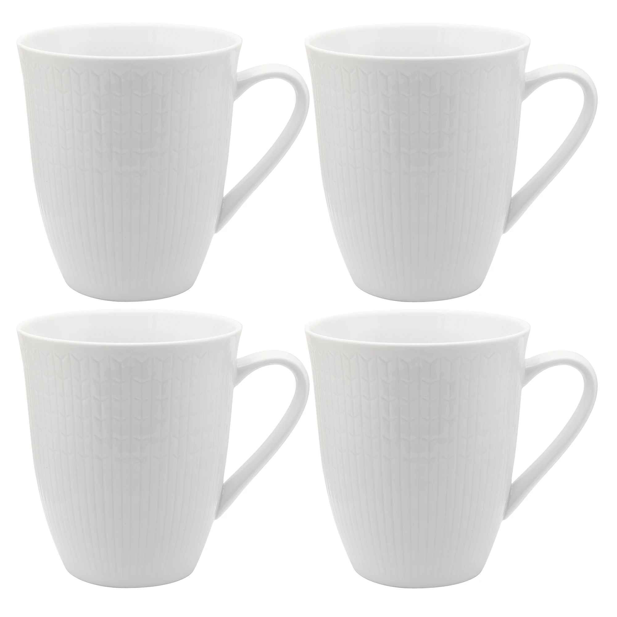 R&ouml;rstrand Swedish Grace Krus 50 Cl 4-pak Sne - Kaffekopper Porcel&aelig;n Snow (White) - 1012184X4