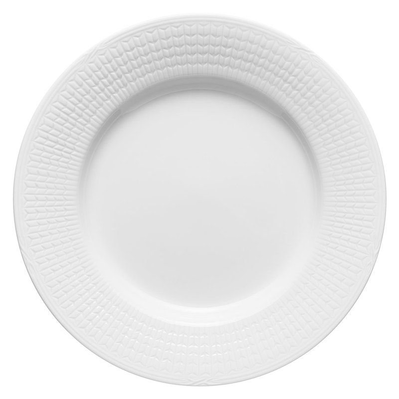 Swedish Grace Tallerken, 24 cm, Sne