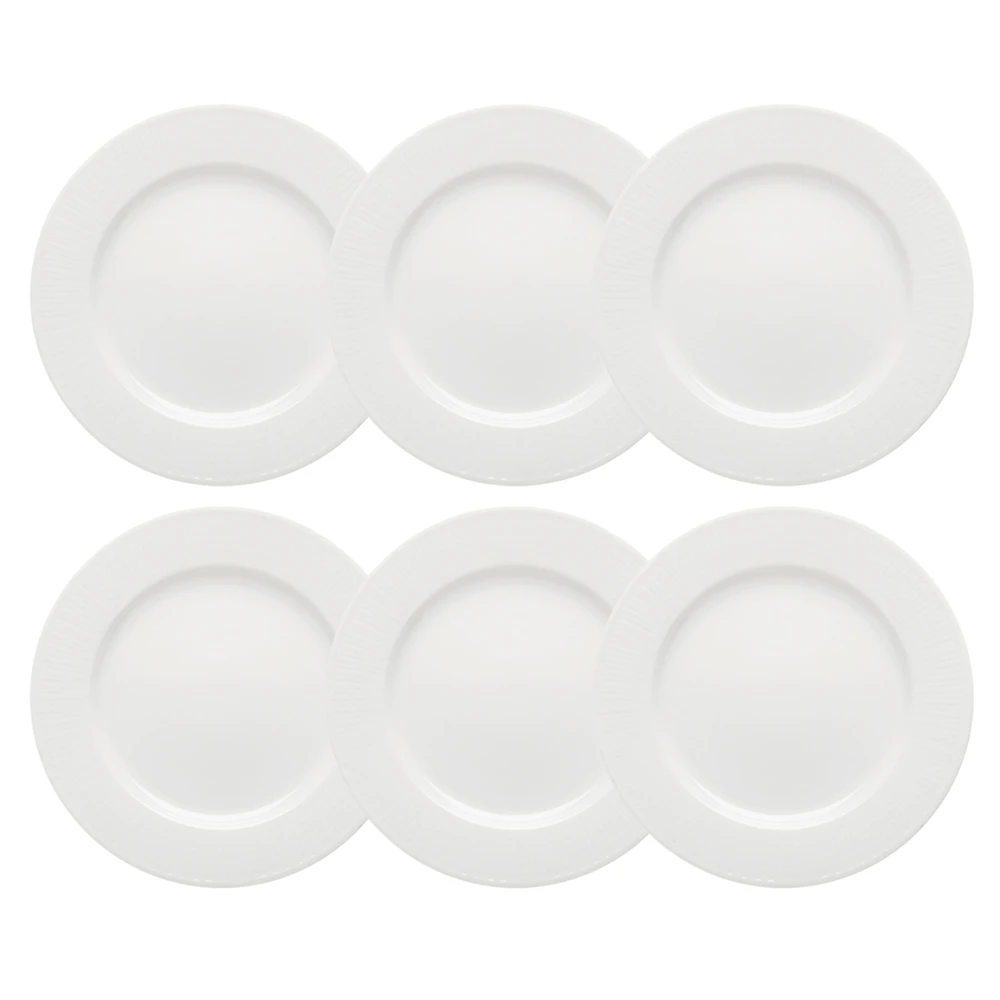 R&ouml;rstrand Swedish Grace Tallerken 270 Mm Sne 6-pak - Middagstallerkner Porcel&aelig;n Snow (White) - 1011834-6pack