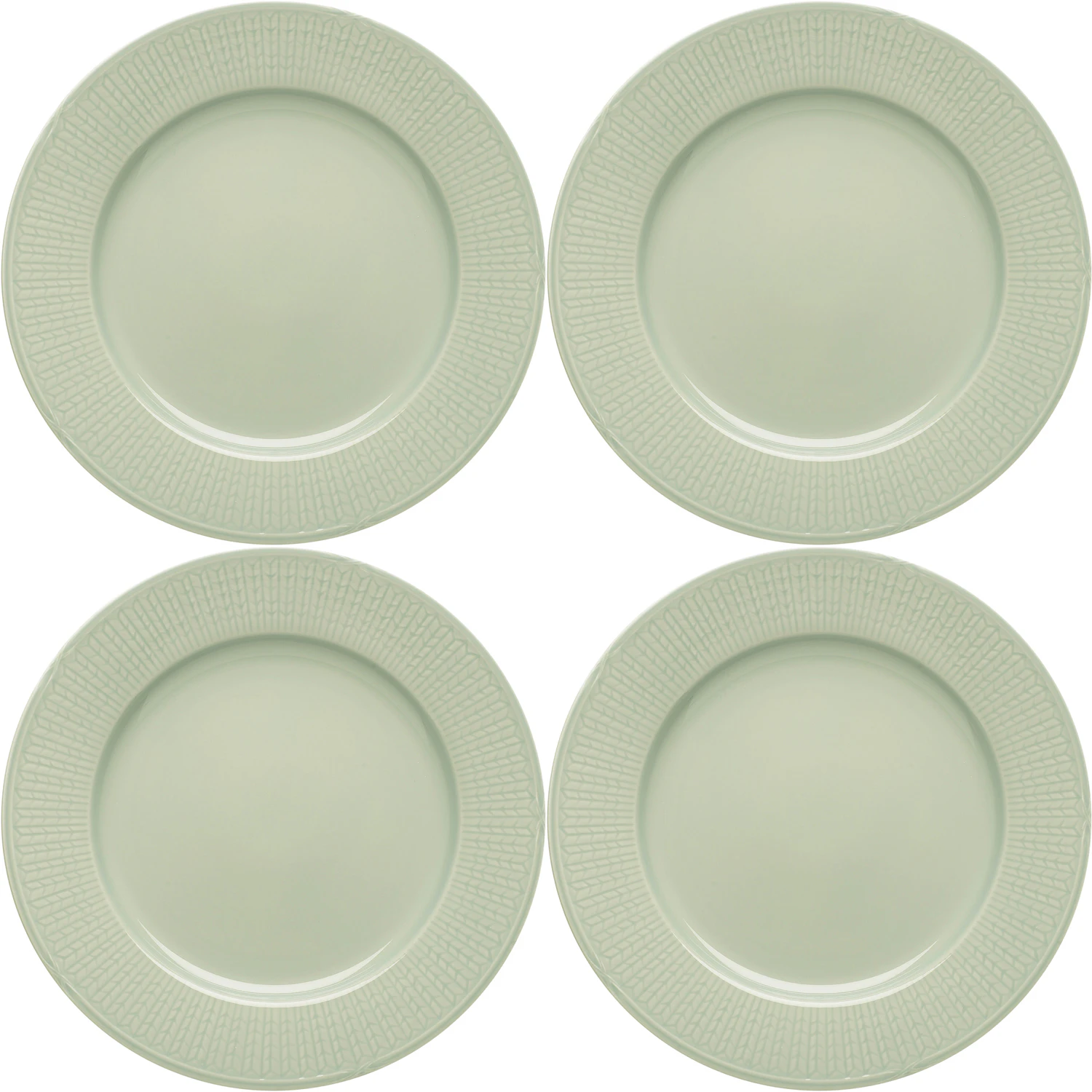 R&ouml;rstrand Swedish Grace Tallerkener 27 Cm 4-pak Meadow - Middagstallerkner Porcel&aelig;n Eng - 1011877 4-PACK