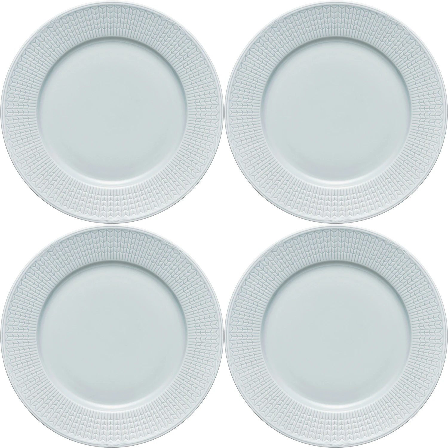 R&ouml;rstrand Swedh Grace Plates 27 Cm 4-pack Ice - Middagstallerkner Porcel&aelig;n Is - 1011912 4-PACK