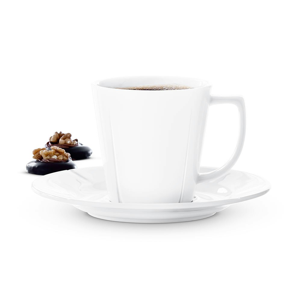 Rosendahl Copenhagen Grand Cru Kaffekop Med Underkop 26cl - Kaffekopper Porcel&aelig;n Hvid - 20361