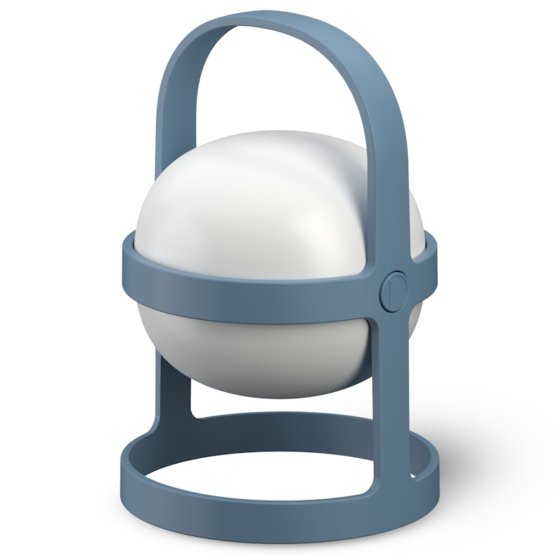 Soft Spot Solar Circular Lampe Bærbar 18,5 cm, Sky Blue