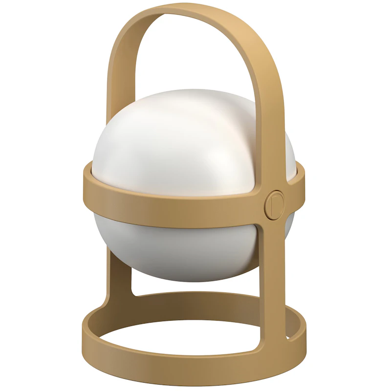 Soft Spot Solar Circular Lampe Bærbar 25 cm, Wheat