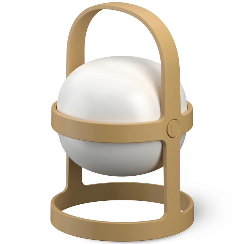Soft Spot Solar Circular Lampe Bærbar 18,5 cm, Wheat