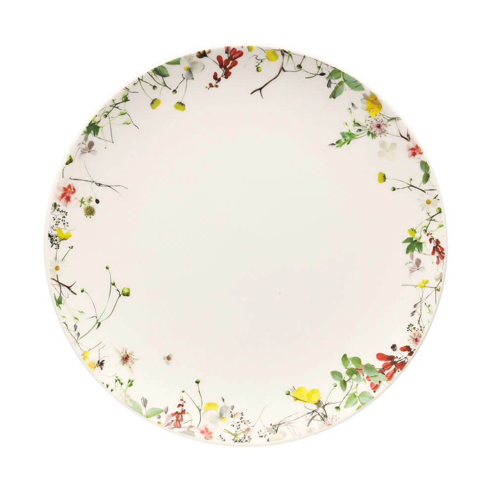 Rosenthal Brillance Fleurs Sauvages Tallerken 21 Cm - Middagstallerkner Benporcel&aelig;n Hvid - 10530-405101-10221