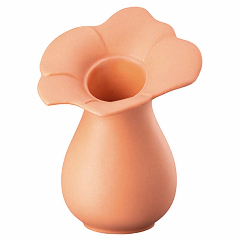 Coloured Mini Vase 9 cm, Koralfarvet