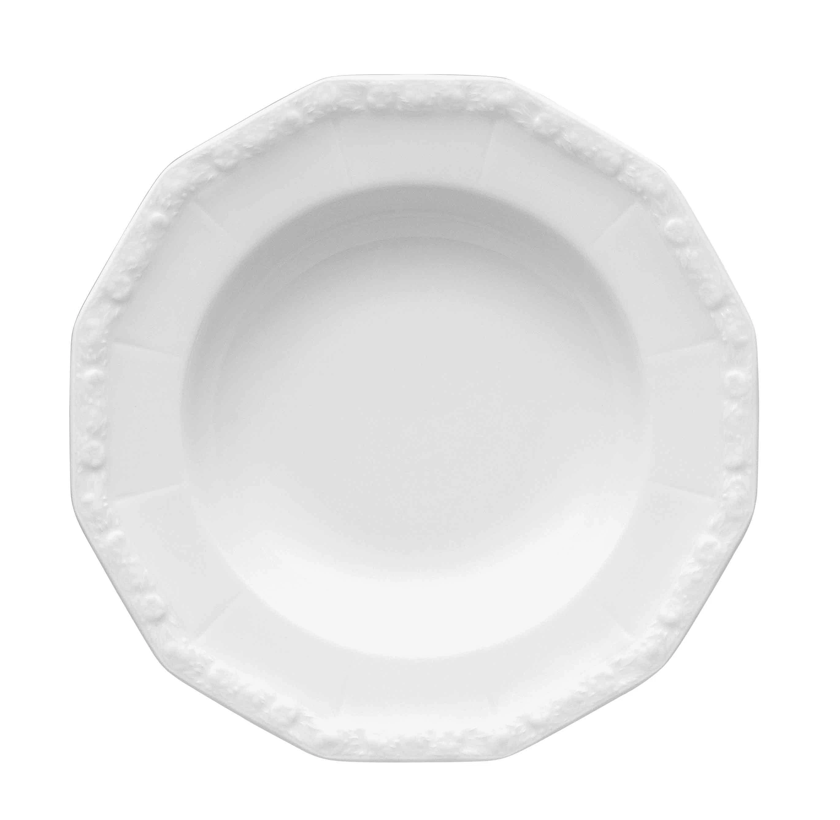 Rosenthal Maria Dyb Tallerken 21 Cm - Dybe tallerkner Porcel&aelig;n Hvid - 10430-800001-10321
