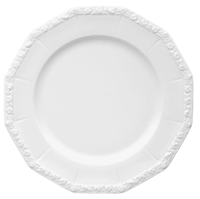 Maria Spisetallerken 24,5 cm, Hvid