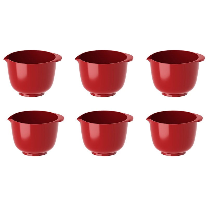 Margrethe Mini Skål 25 ml 6-pak, Rød