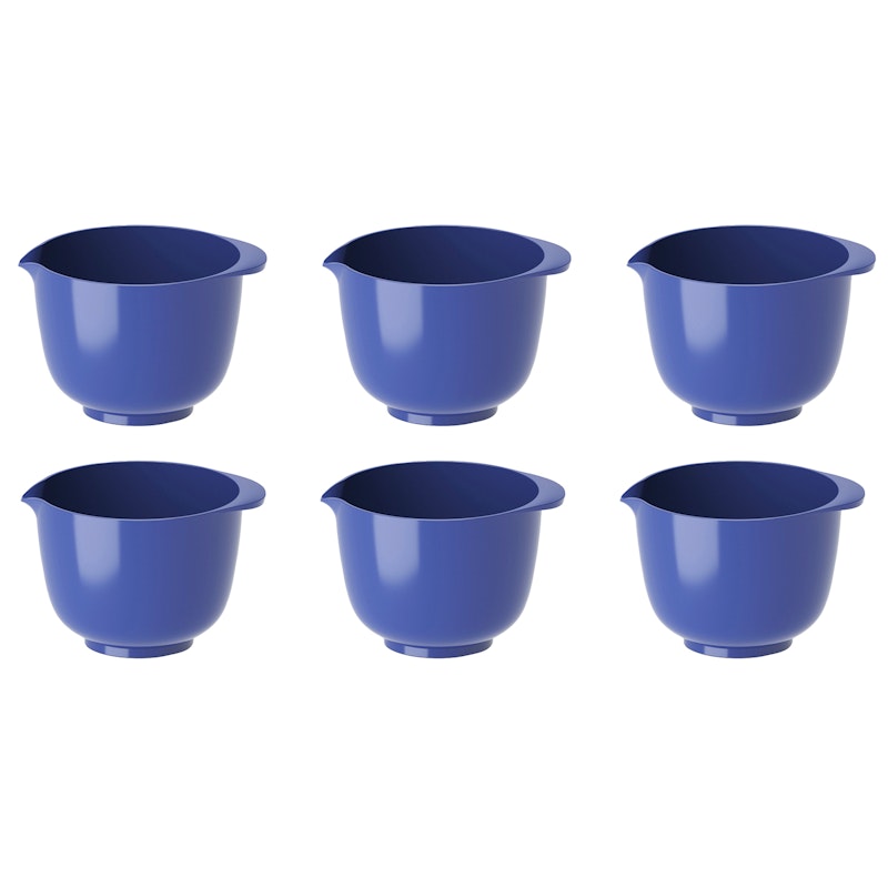 Margrethe Mini Skål 25 ml 6-pak, Electric Blue