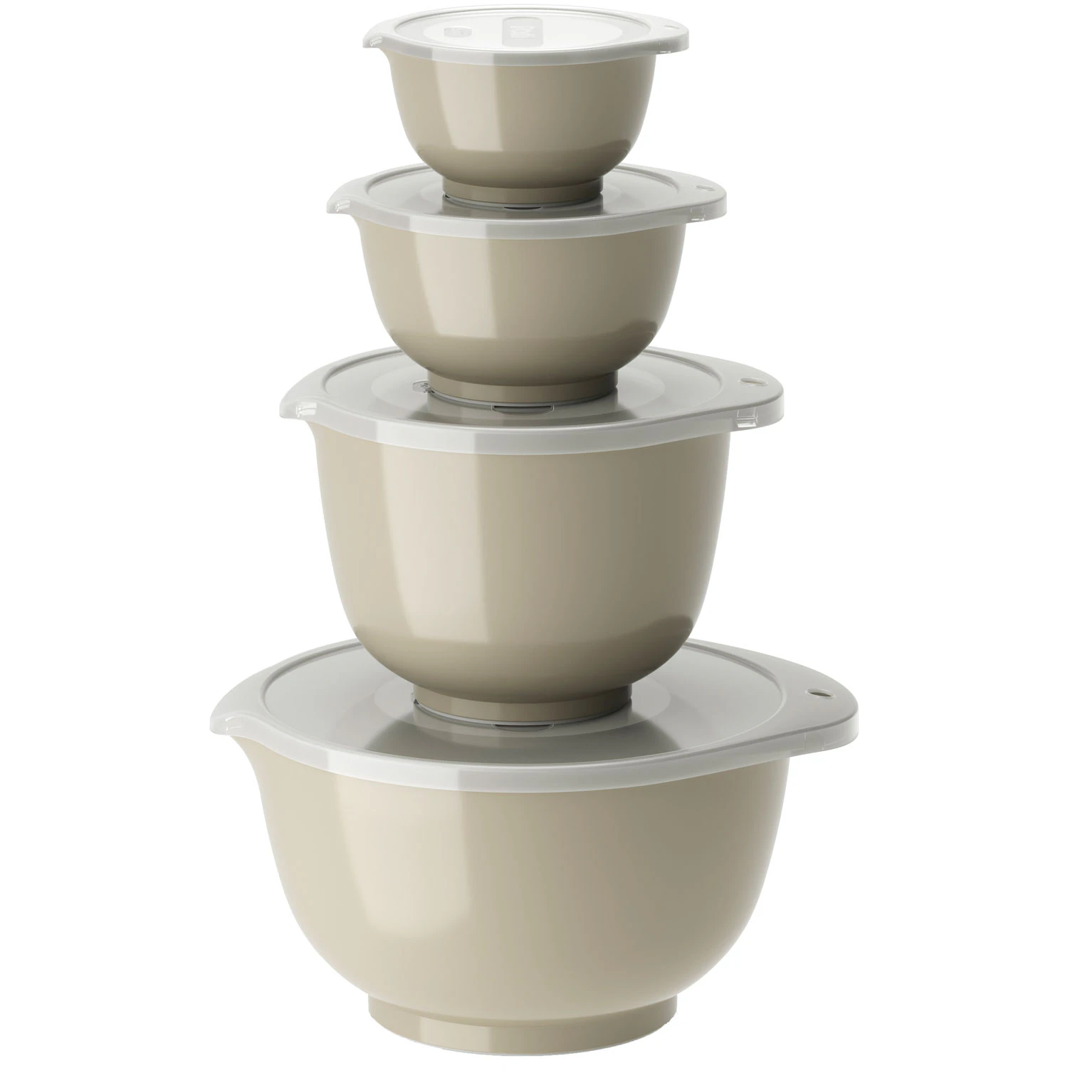 Rosti Margrethe Sk&aring;le 4 Dele - Fade & Sk&aring;le Plast Humus - 29970