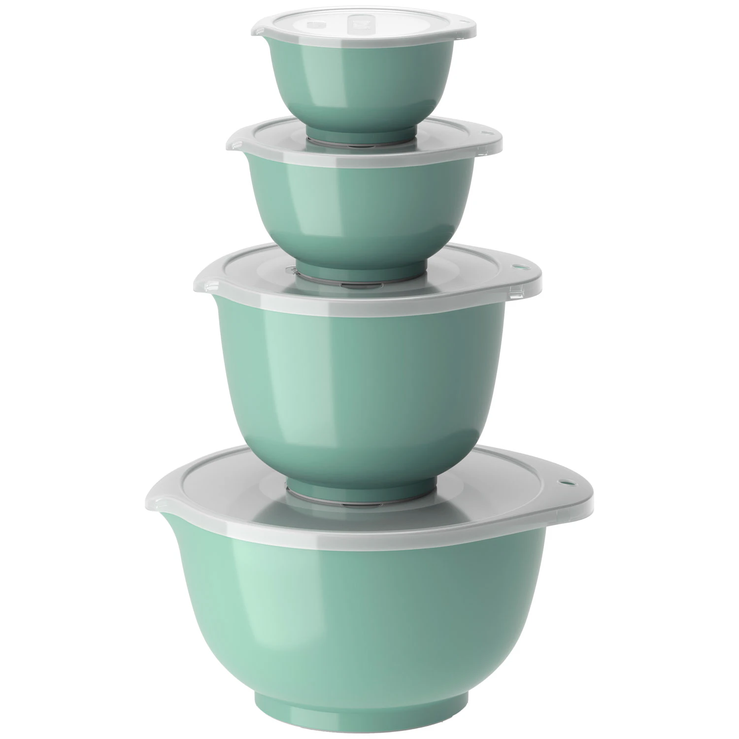 Rosti Margrethe Sk&aring;le 4 Dele - Fade & Sk&aring;le Plast Nordic Green - 29969