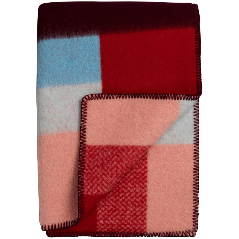 Mikkel Plaid 135x200 cm, Rød