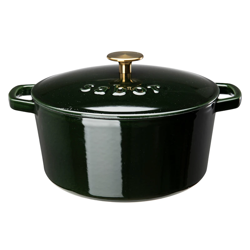 Classic Støbejernsgryde 4,4 L, Shiny Green