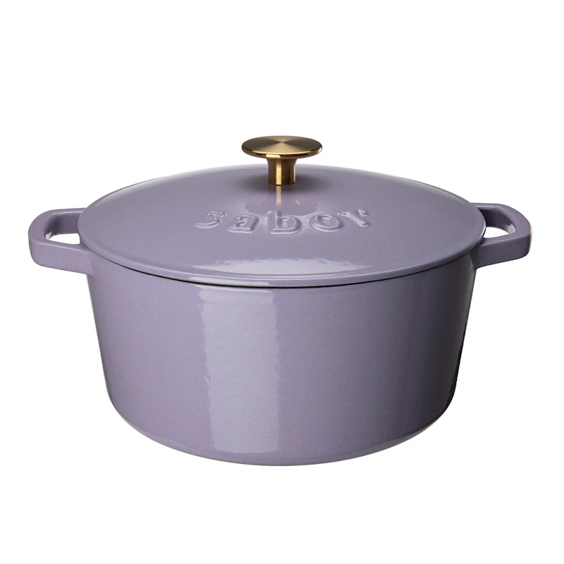 Classic Støbejernsgryde 4,4 L, Lavendel