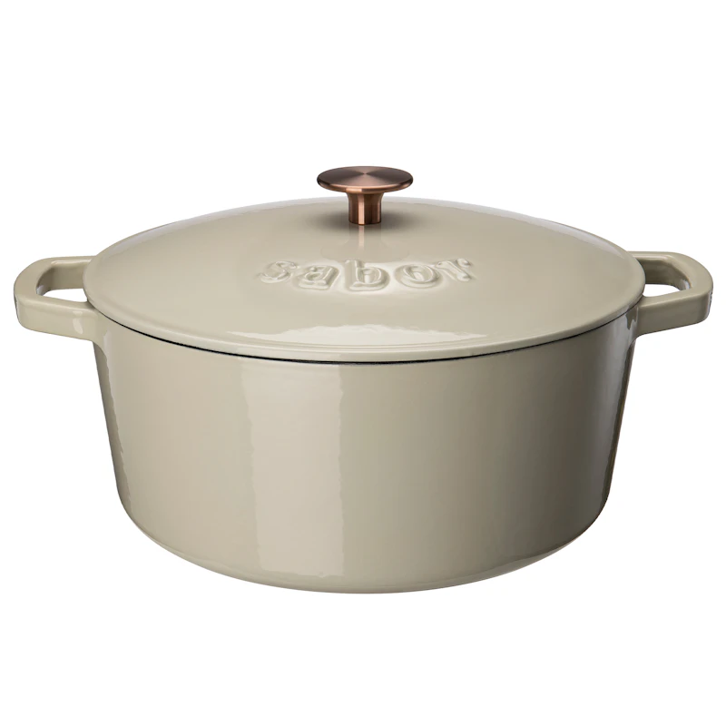Classic Støbejernsgryde 6,7 L, Varm Grå