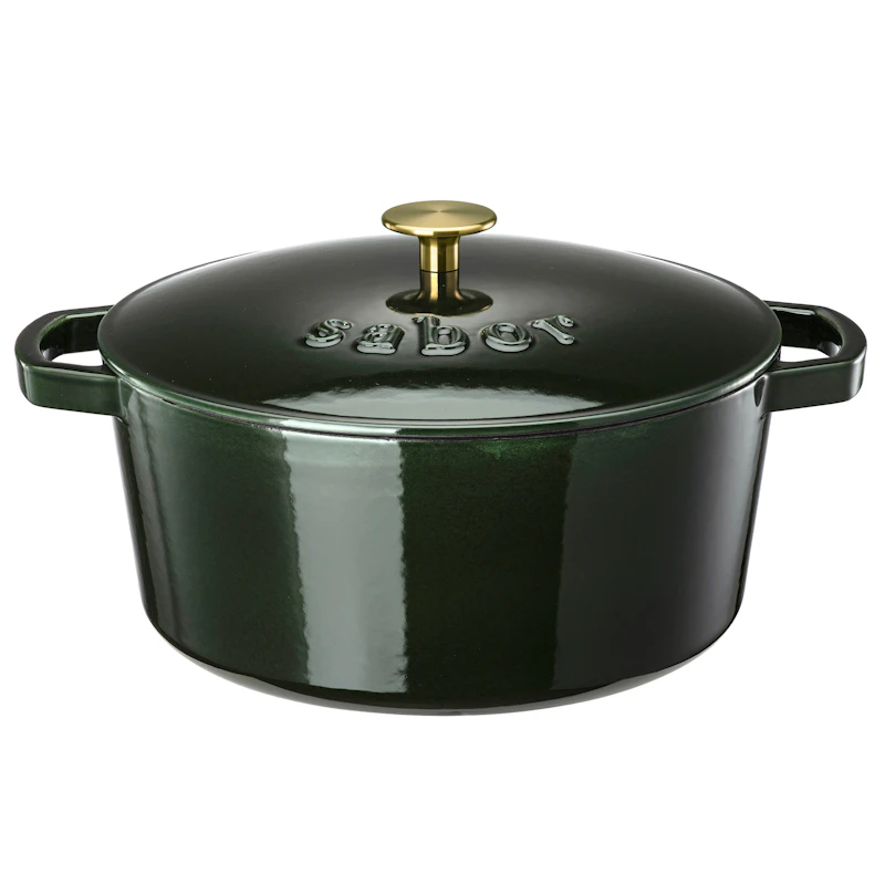 Classic Støbejernsgryde 6,7 L, Shiny Green