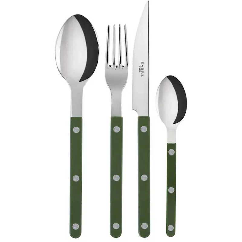 Bistrot Bestiksæt 24 dele, Grønt