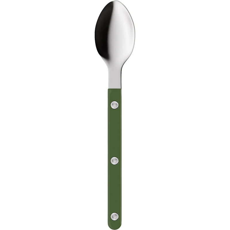 Bistrot Solid Espresso Spoon, Green