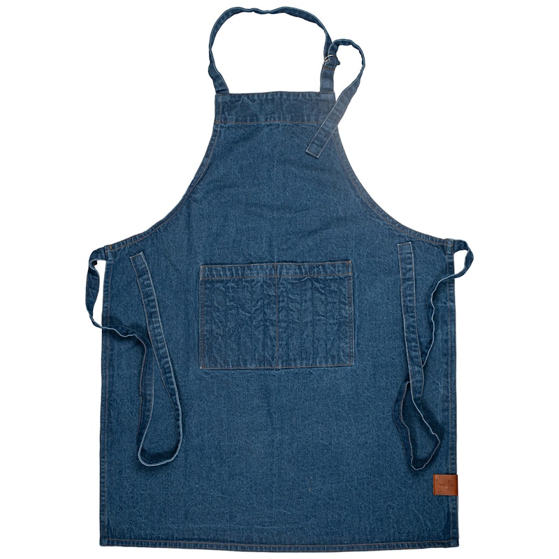 Aron Forklæde Denim, Blåt